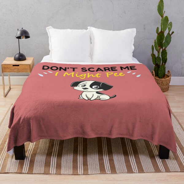 Item preview, Anxious Dog Humor Don't Scare Me or I Might Pee designed and sold by arabiw.