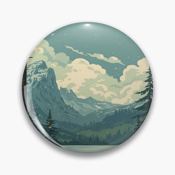 Item preview, Landscape of the river and mountains of Seriali designed and sold by saly55887.