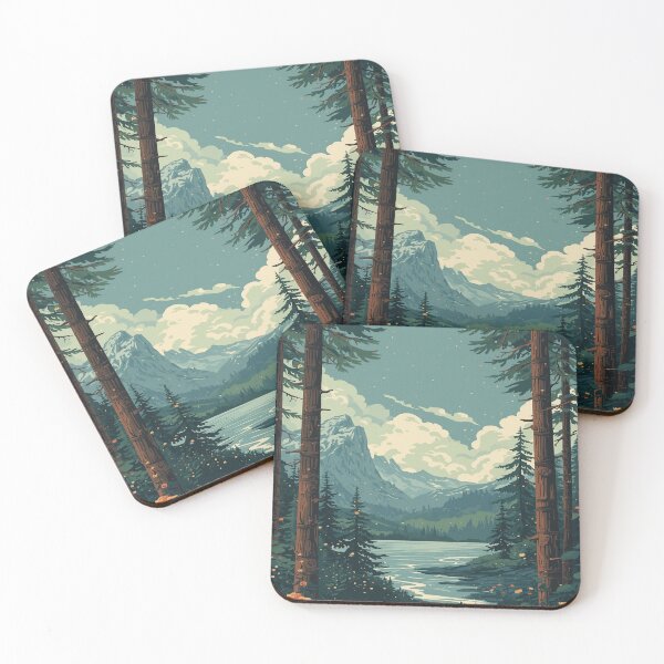 Item preview, Landscape of the river and mountains of Seriali designed and sold by saly55887.