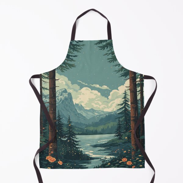 Item preview, Landscape of the river and mountains of Seriali designed and sold by saly55887.