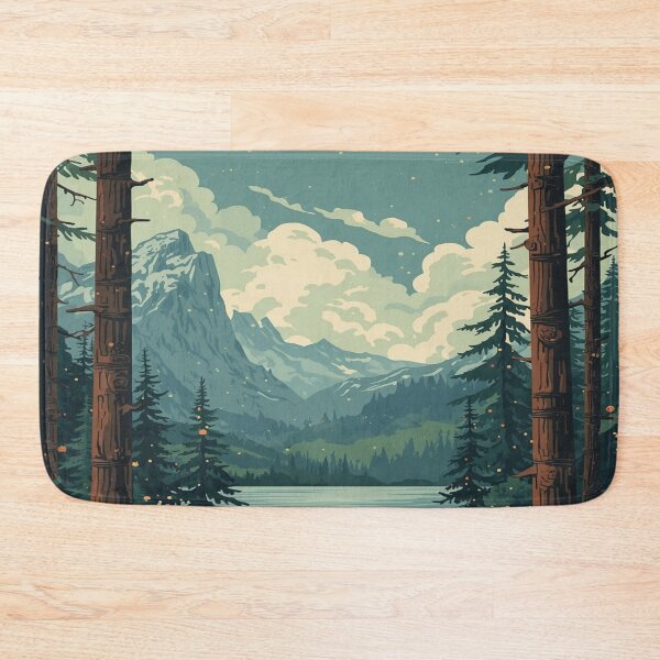 Item preview, Landscape of the river and mountains of Seriali designed and sold by saly55887.