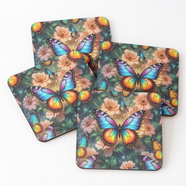 Item preview, Vibrant Butterflies Amidst Blossoms designed and sold by InezPhotography.