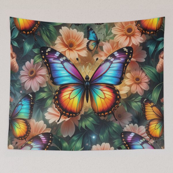 Item preview, Vibrant Butterflies Amidst Blossoms designed and sold by InezPhotography.