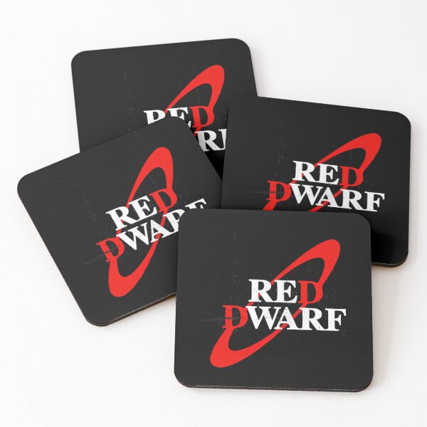 Item preview, Distressed Red Dwarf Logo designed and sold by joszkonaviide.