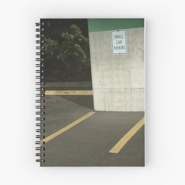 Item preview, Funny Small Car Parking Sign – Quirky Parking Lot Photography Print designed and sold by CrossCurrent Designs.
