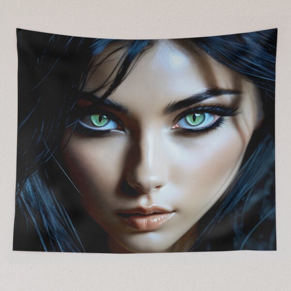 Item preview, She is like a cat in the dark 32 designed and sold by deep-sea-birds.