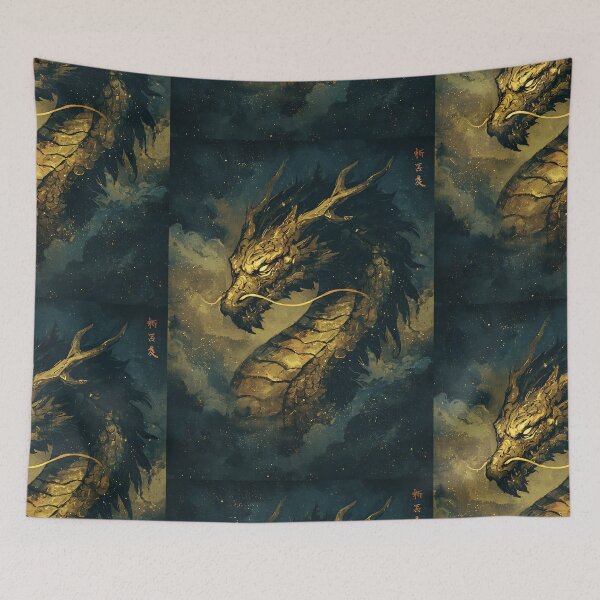 Item preview, Majestic Golden Dragon designed and sold by bapupa.
