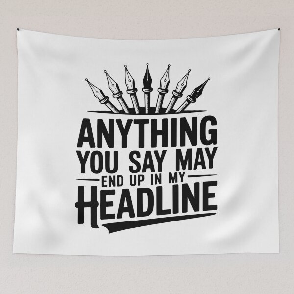 Item preview, Writer’s Warning designed and sold by SignumShop.
