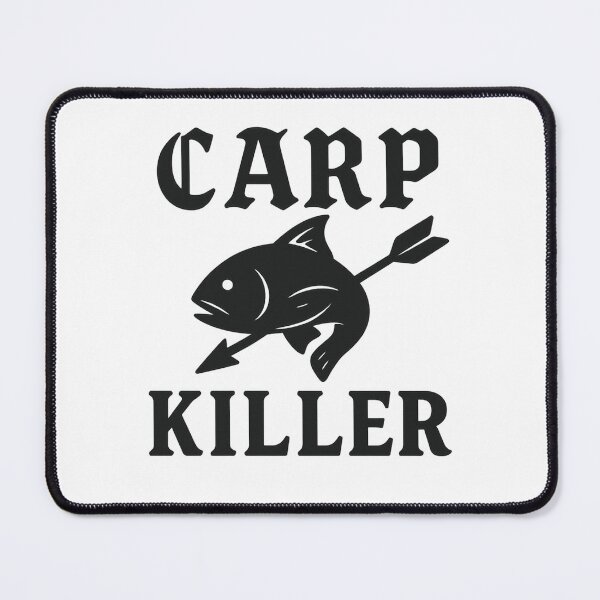 Item preview, Carp Killer Bowfishing Graphic – Bold Speared Fish Design for Hardcore Anglers designed and sold by CrossCurrent Designs.