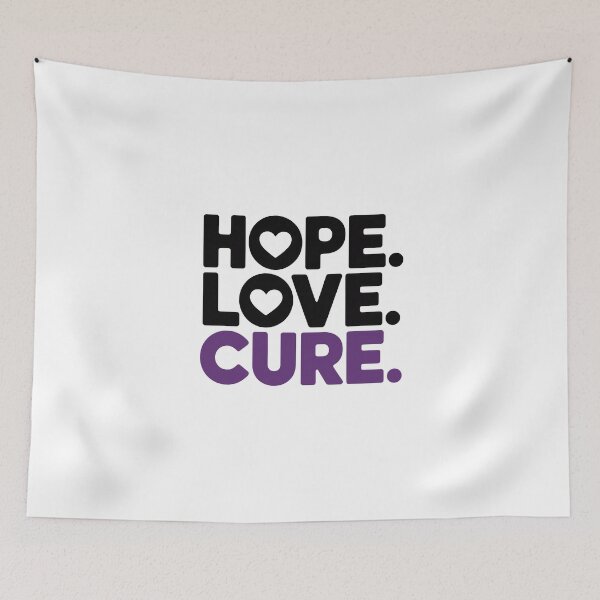 Item preview, Hope, Love, Cure - Alzheimer's Awareness designed and sold by Enea Kelo.