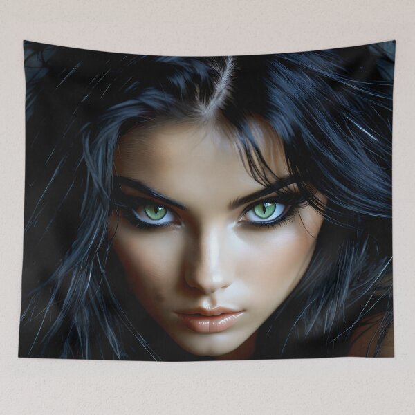 Item preview, She is like a cat in the dark 33 designed and sold by deep-sea-birds.