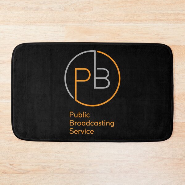 Item preview, Modern Circular Pbs Logo With Orange And Gray Lines designed and sold by joszkonaviide.