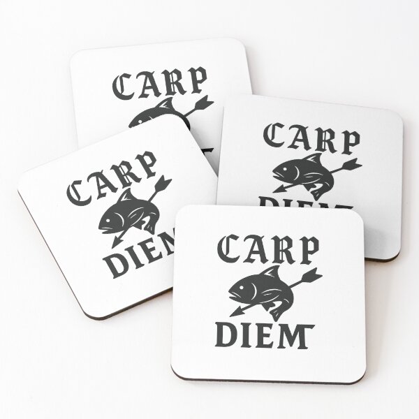 Item preview, Carp Diem Bowfishing Design – Funny Speared Fish Graphic for Anglers and Outdoor Lovers designed and sold by CrossCurrent Designs.