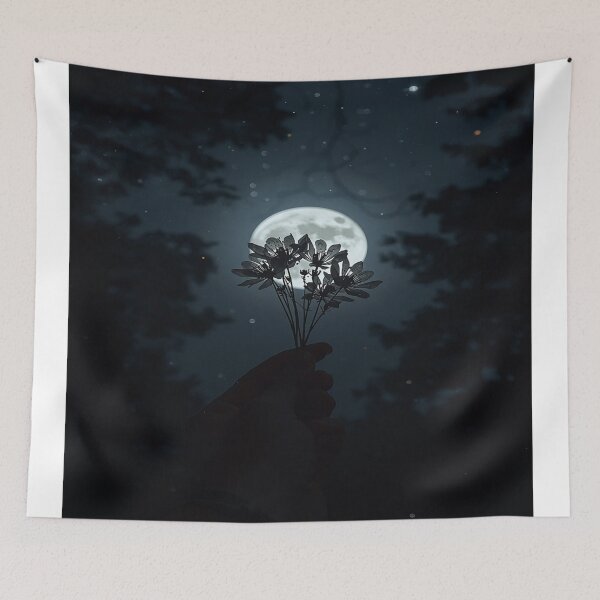 Item preview, Beautiful moon at night designed and sold by saly55887.