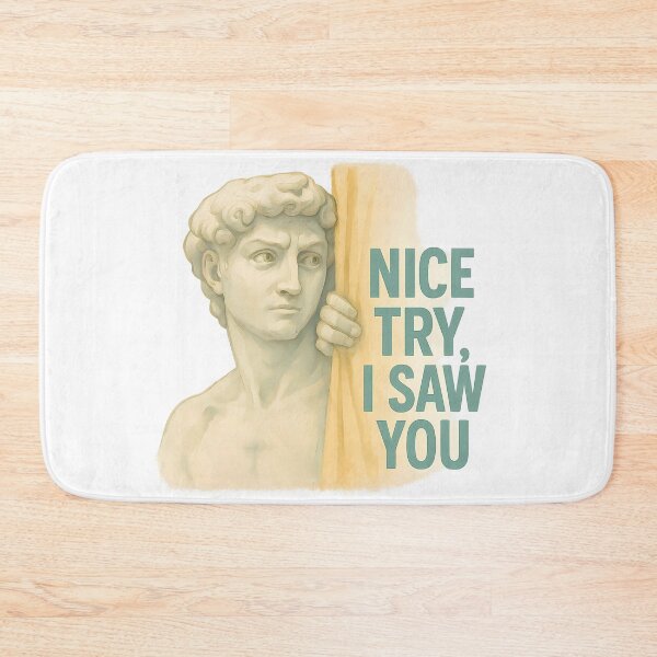 Item preview, Funny King David behind the curtain – Humorous "I Saw You" design designed and sold by TRIBEA.