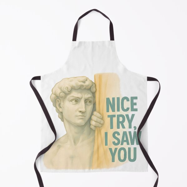 Item preview, Funny King David behind the curtain – Humorous "I Saw You" design designed and sold by TRIBEA.