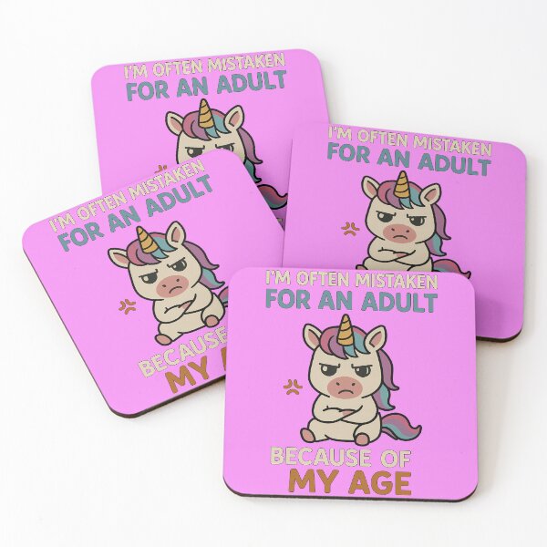 Item preview, Grumpy Unicorn Adult Age Sarcasm designed and sold by k3rstman1.