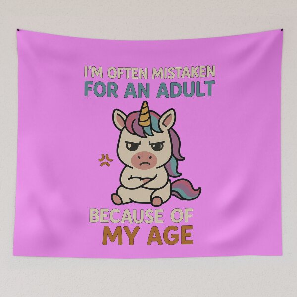 Item preview, Grumpy Unicorn Adult Age Sarcasm designed and sold by k3rstman1.