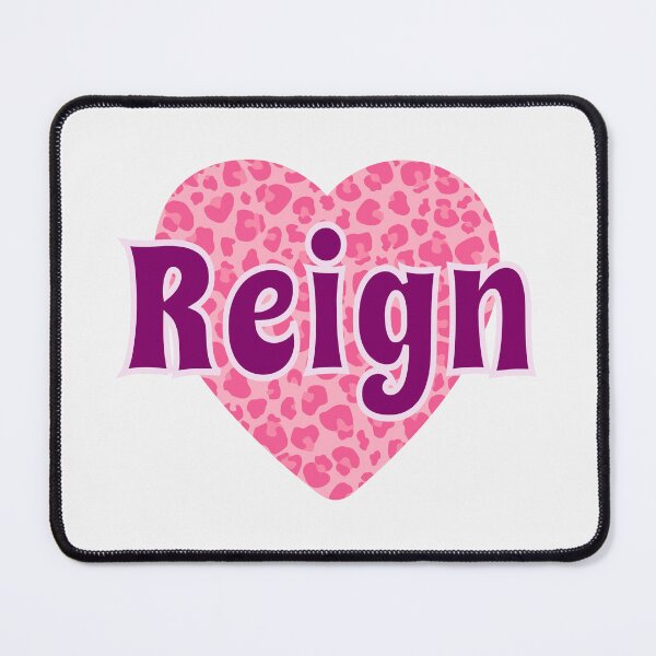 Item preview, Reign Name Pink Leopard Heart  designed and sold by Jeallan Designs.