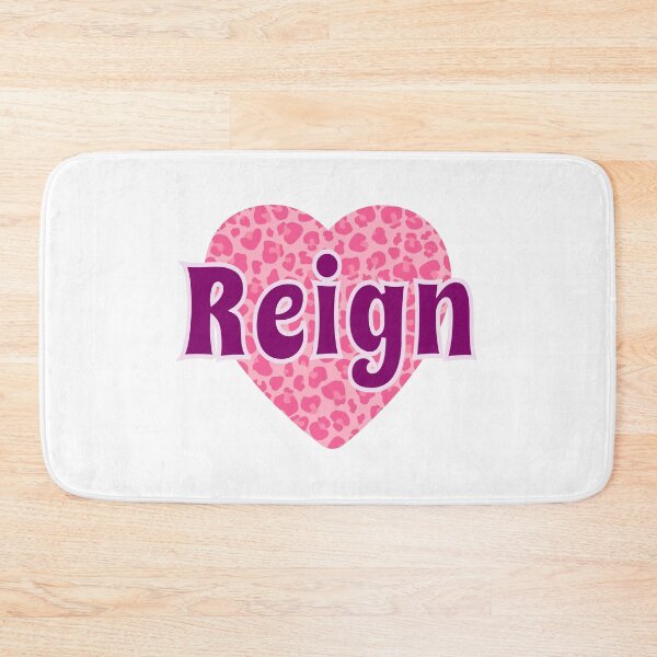 Item preview, Reign Name Pink Leopard Heart  designed and sold by Jeallan Designs.