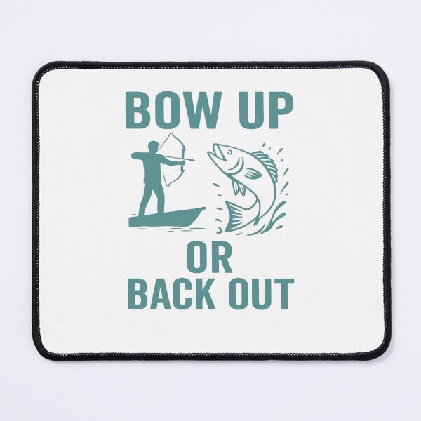 Item preview, Bowfishing Archer Silhouette | Carp Archery Fishing Graphic designed and sold by CrossCurrent Designs.