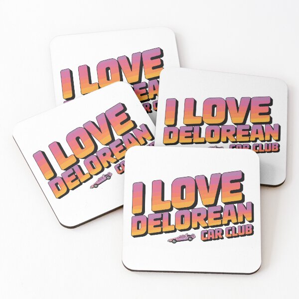 Item preview, Vintage Classic Car Delorean Exclusive Lovers  designed and sold by PrintCarClub.
