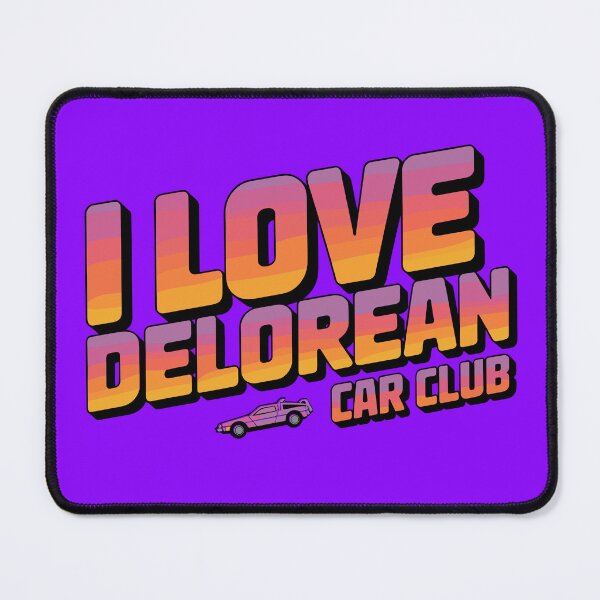 Item preview, Vintage Classic Car Delorean Exclusive Lovers designed and sold by PrintCarClub.