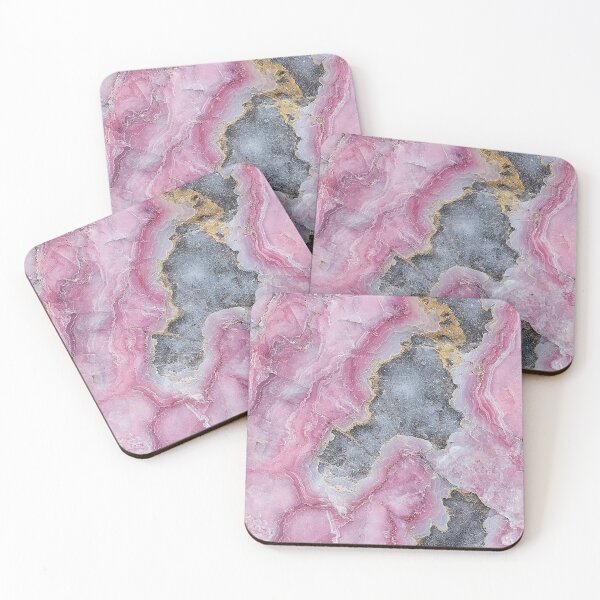 Item preview, Rose Quartz Gemstone Seamless Pattern designed and sold by DigitaICraft.