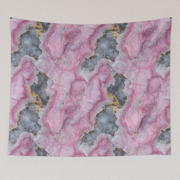 Item preview, Rose Quartz Gemstone Seamless Pattern designed and sold by DigitaICraft.