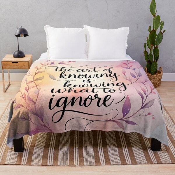 Item preview, The art of knowing is knowing what to ignore 29 designed and sold by Tom-Johnson.