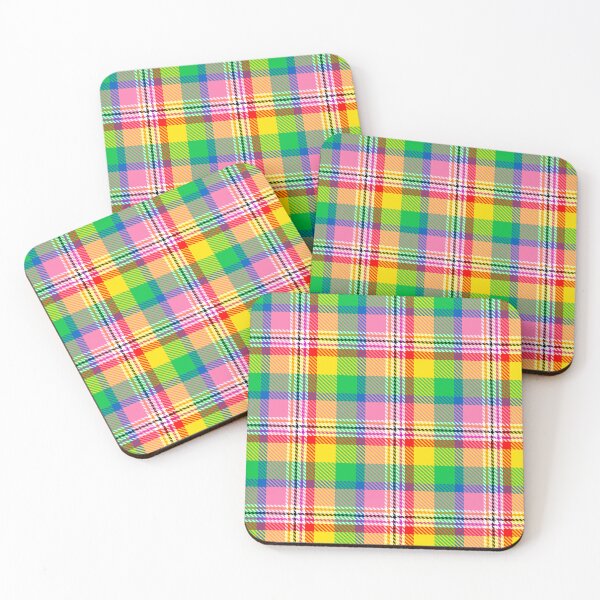 Item preview, Vibrant Rainbow Flannel Madras Plaid designed and sold by PatternTitan.
