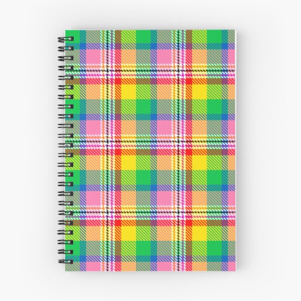 Item preview, Vibrant Rainbow Flannel Madras Plaid designed and sold by PatternTitan.