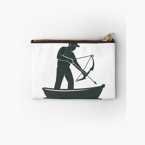 Item preview, Bowfishing Carp Hunter Silhouette | Fishing Archer Outdoor Design designed and sold by CrossCurrent Designs.
