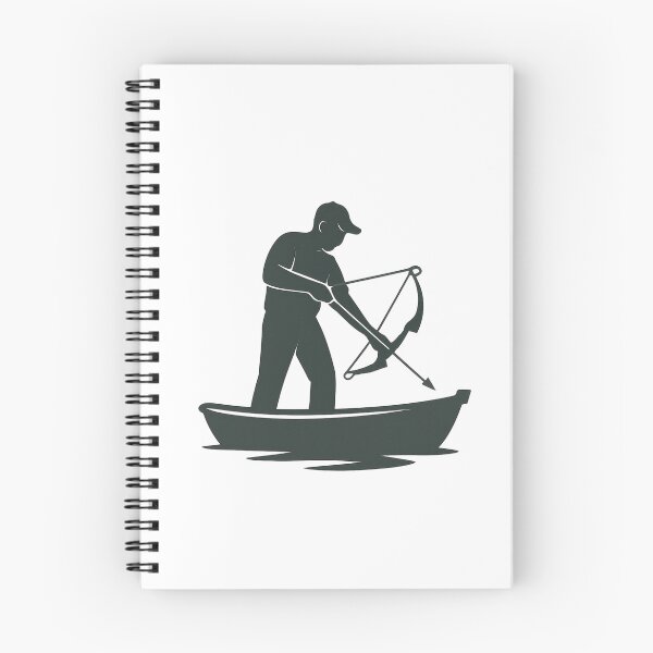 Item preview, Bowfishing Carp Hunter Silhouette | Fishing Archer Outdoor Design designed and sold by CrossCurrent Designs.