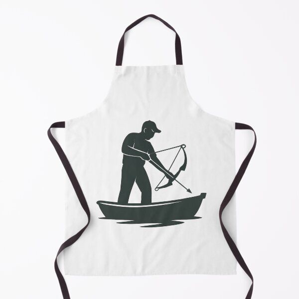 Item preview, Bowfishing Carp Hunter Silhouette | Fishing Archer Outdoor Design designed and sold by CrossCurrent Designs.