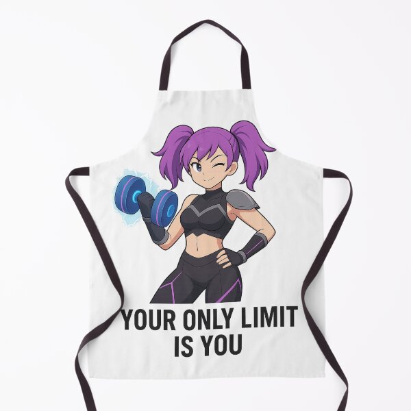 Item preview, Your Only Limit Is You – Anime Warrior Fitness Motivation Art designed and sold by SassySerina.