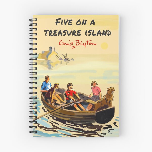 Item preview, The Famous Five by Enid Blyton Five on Treasure Island designed and sold by booksnbobs.
