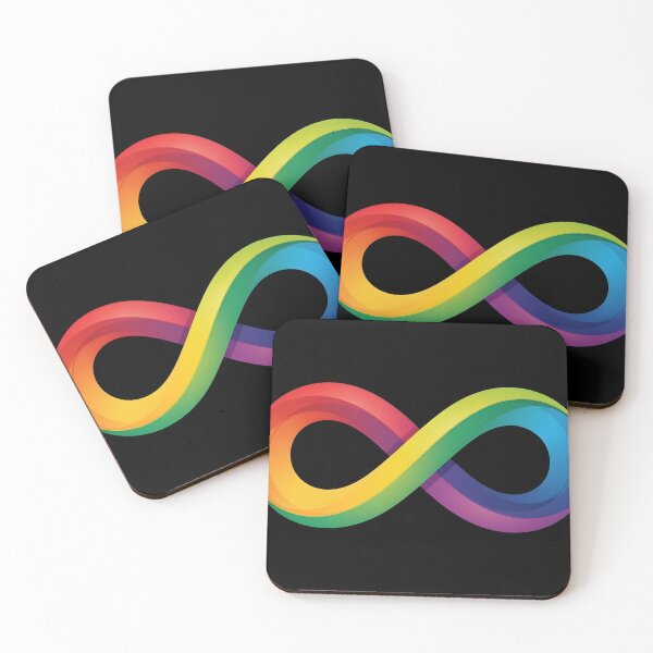 Item preview, Rainbow Infinity Symbol Autism, ADHD, Neurodiversity Awareness - Identity Logo Design designed and sold by Autism in Focus.