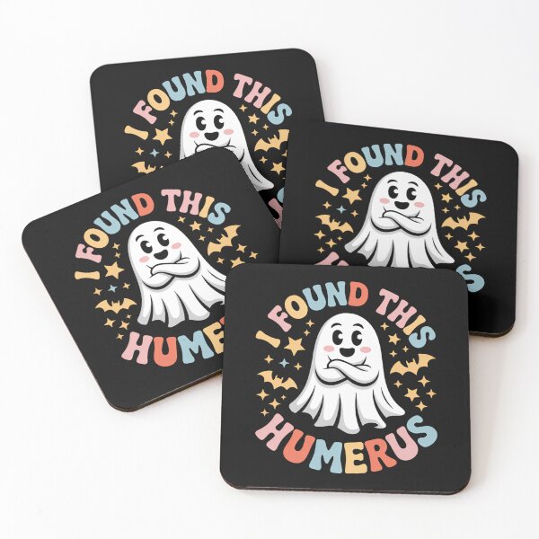 Item preview, I Found This Humerus Ghost Nurse Halloween designed and sold by Sunset4Bones.
