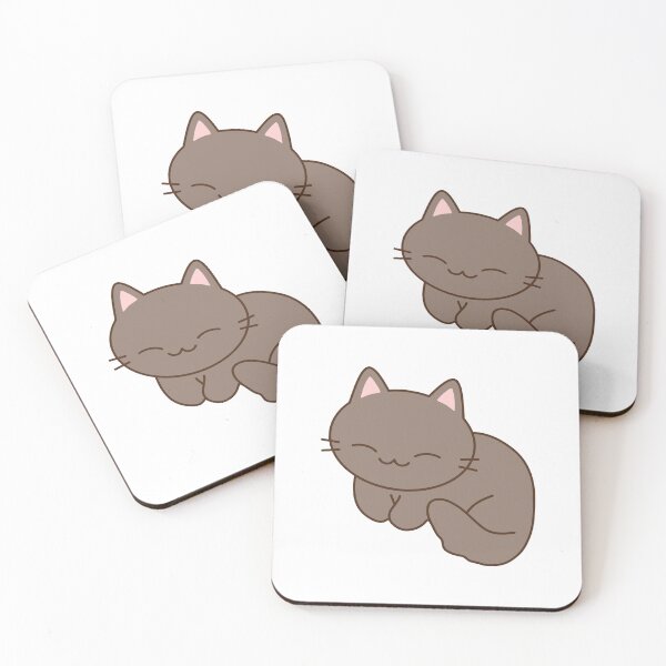 Item preview, grey sleeping cat designed and sold by sweetb3rry.