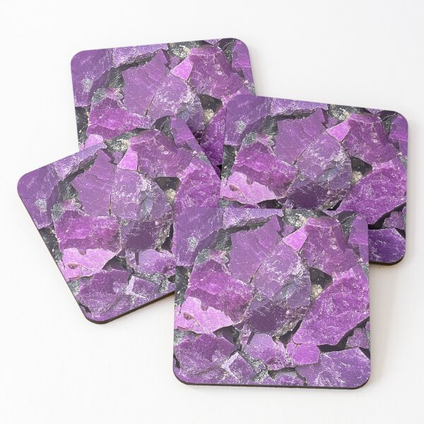 Item preview, Vibrant Purple Crystal Seamless Pattern designed and sold by DigitaICraft.