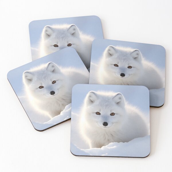 Item preview, Cute Arctic fox portrait photo  designed and sold by HofTao.