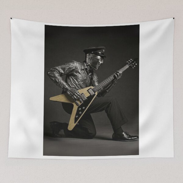 Item preview, "C-3PO Goes Full Metal: Protocol Rock Star!" designed and sold by Print Fiction.