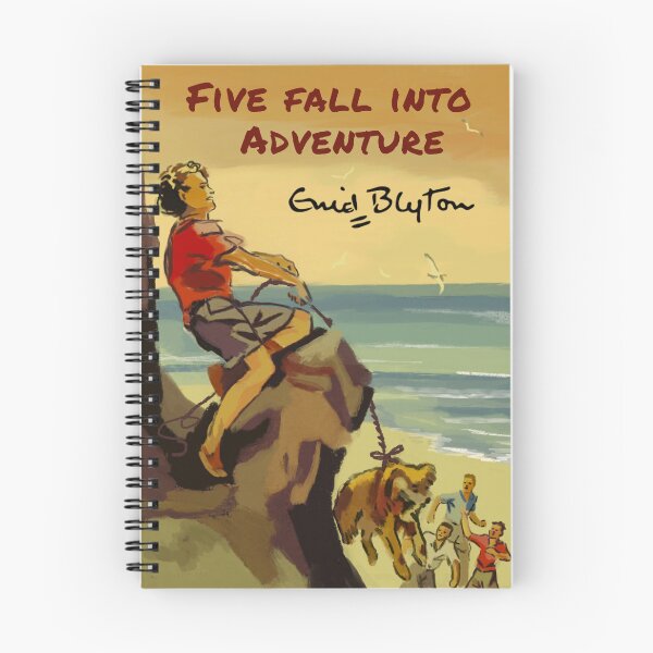 Item preview, The Famous Five by Enid Blyton Five Fall into Adventure designed and sold by booksnbobs.
