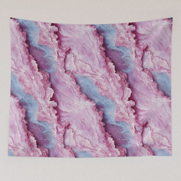 Item preview, Delicate Pink And Blue Gemstone Seamless Artwork designed and sold by DigitaICraft.
