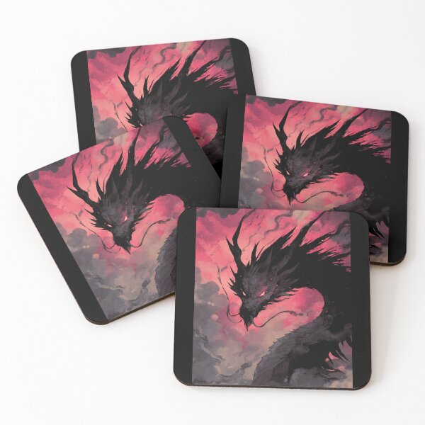 Item preview, Dark Japanese Shadow Dragon designed and sold by bapupa.