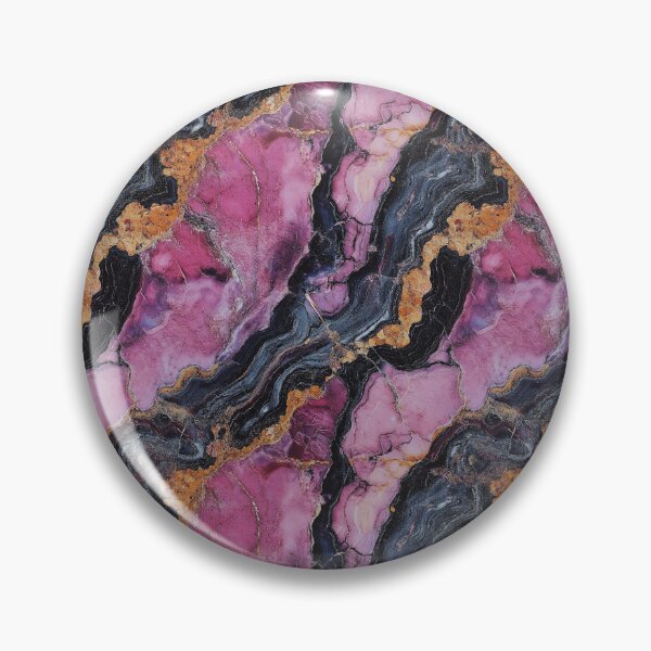 Item preview, Glowing Magenta Gold Black Gemstone Seamless Texture designed and sold by DigitaICraft.