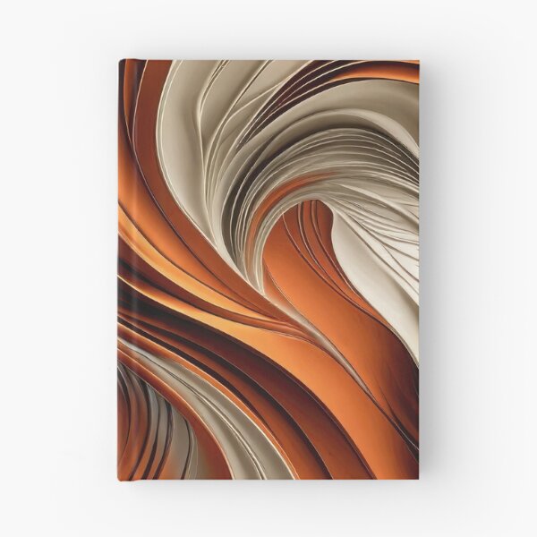 Item preview, Golden Air – Copper & Bronze Flowing Abstract designed and sold by FutureImaging.