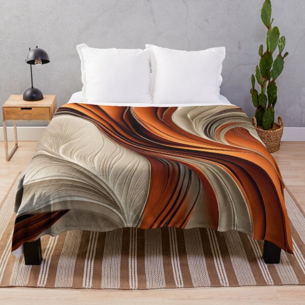 Item preview, Golden Air – Copper & Bronze Flowing Abstract designed and sold by FutureImaging.