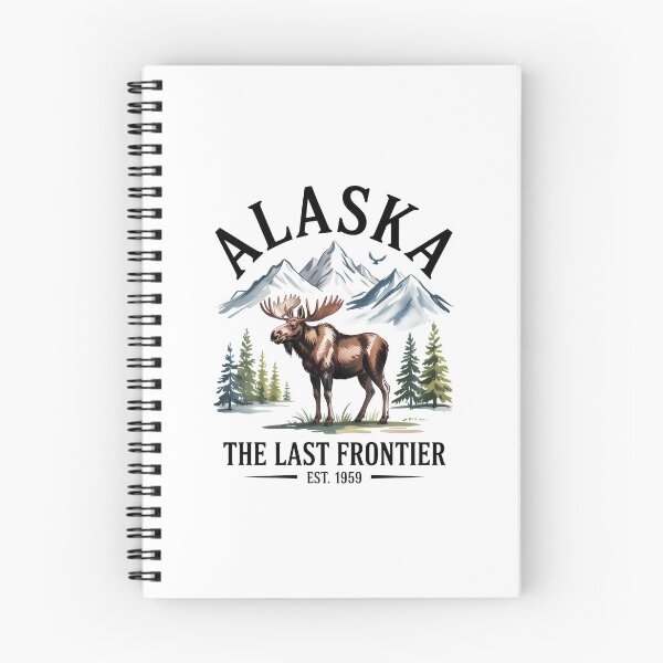 Item preview, Alaska Last Frontier State Moose designed and sold by Sunset4Bones.